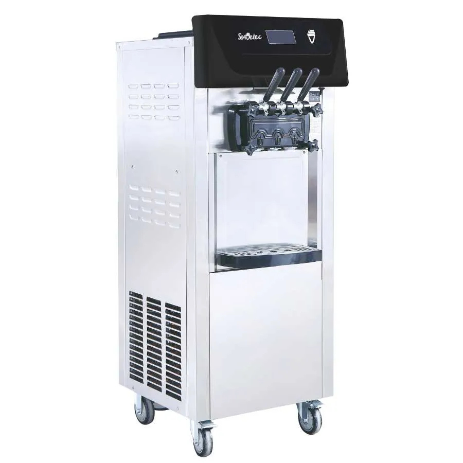 Máquina Sorvetec YKF-8216B com painel touch